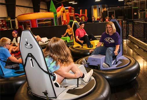 kid birthday party place bumper cars Baltimore MD area Westminster