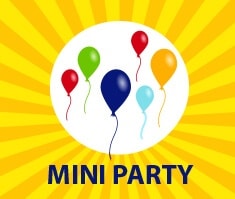 mini party mini birthday party at Players Fun Zone