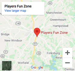 Players Fun Zone Map Westminster, Md Carroll County 21157