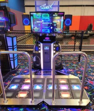 Step Mania Step Mania dance arcade game at Players Fun Zone indoor arcade in Westminster Maryland